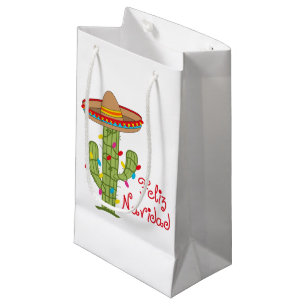 Sacola Para Presentes Pequena Feliz Navidad