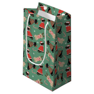 Sacola Para Presentes Pequena Feliz Pawlidays Labrador Retriever Cães