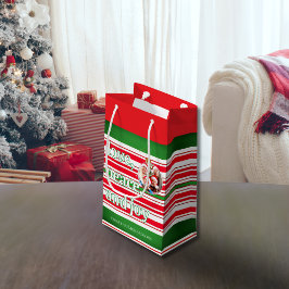 Sacola Para Presentes Pequena Feriado de Joy Paz para a Família de Natal