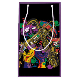 Sacola Para Presentes Pequena Fest jazzístico da música de Nova Orleães