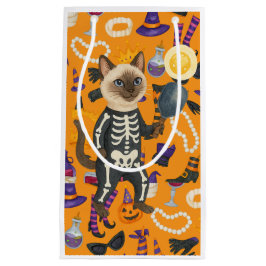 Sacola Para Presentes Pequena Festa de halloween de picleball para amantes de ga