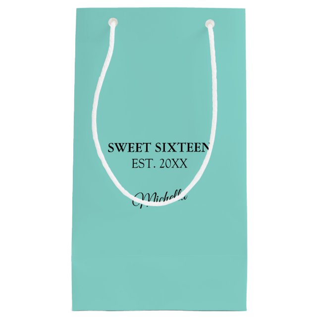 Sacola Para Presentes Pequena Festa de Tiara de Celebração do Chá de Vestido Neg (Frente)