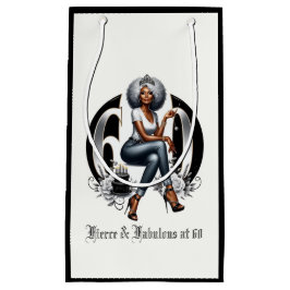 Sacola Para Presentes Pequena Fierce & Fabulous at 60