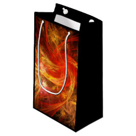 Sacola Para Presentes Pequena Firestorm Nova Abstrato Art