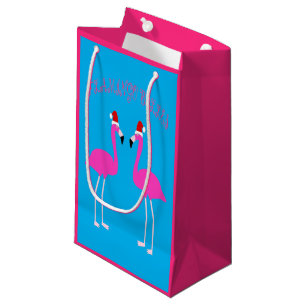 Sacola Para Presentes Pequena Flamingos Flamingo Belles