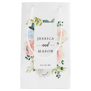Sacola Para Presentes Pequena Fleur Jolie Floral Hotel Casamento Gift Bag