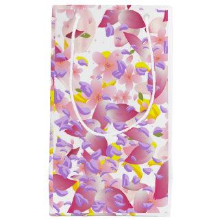 Sacola Para Presentes Pequena Floral print Valentine's Tissue Paper