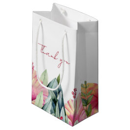 Sacola Para Presentes Pequena Flores de Campo Elegantes Favor Dift Bag