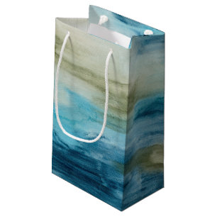 Sacola Para Presentes Pequena Fluxo Oceânico II