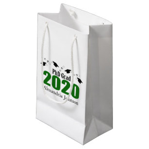 Sacola Para Presentes Pequena Formando PhD 2020 Graduação - Saco de Presentes