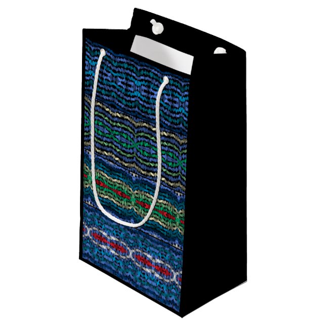 Sacola Para Presentes Pequena Formas Alternativas Translúcidas de Harmonia em Qu (Frente inclinada)