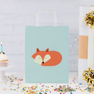 Sacola Para Presentes Pequena Fox vermelho sonolento