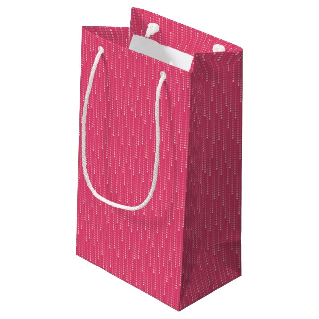 Sacola Para Presentes Pequena Fundo 2 da madressilva (Verso inclinado)