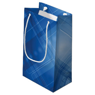 Sacola Para Presentes Pequena Fundo azul escuro da olá!-tecnologia