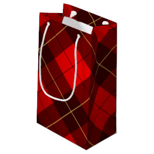 Sacola Para Presentes Pequena Fundo do tartan de Wallace
