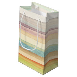 Sacola Para Presentes Pequena Fundo projetado da arte. Aguarela usada