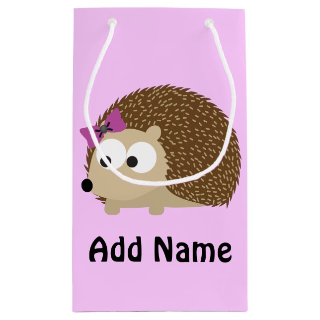 Sacola Para Presentes Pequena Gado de Garota Bonita (Verso)