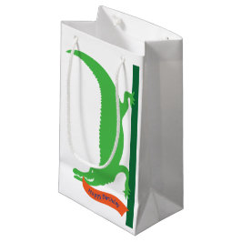 Sacola Para Presentes Pequena Gator Birthday