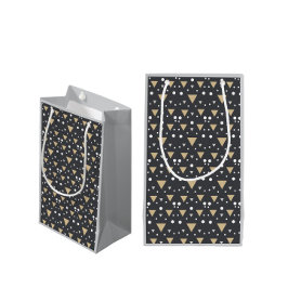 Sacola Para Presentes Pequena  Geometry Luxe