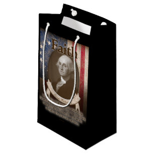 Sacola Para Presentes Pequena George Washington - fé