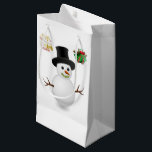 Sacola Para Presentes Pequena Gift Bag Christmas Snowman<br><div class="desc">Gift Bag Algo para todos oferece sacos personalizados de presentes, especialmente para você desenhado para expressar as belas palavras para o seu amado. Este saco de presentes de na moda único trará um sorriso aos seus entes queridos. Enquanto vocês já estão aqui, talvez queiram ver outros itens relacionados ao banheiro,...</div>