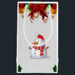 Sacola Para Presentes Pequena Gift Bag Christmas Snowman<br><div class="desc">Gift Bag Algo para todos oferece sacos personalizados de presentes, especialmente para você desenhado para expressar as belas palavras para o seu amado. Este saco de presentes de na moda único trará um sorriso aos seus entes queridos. Enquanto vocês já estão aqui, talvez queiram ver outros itens relacionados ao banheiro,...</div>