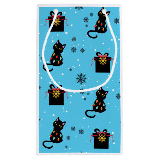 Sacola Para Presentes Pequena Gift Bag - Gatito Cat