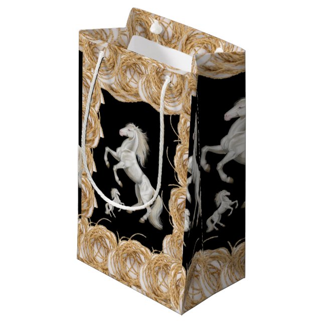 Sacola Para Presentes Pequena Gift Bag Horse (Frente inclinada)