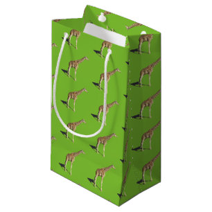 Sacola Para Presentes Pequena Girafa
