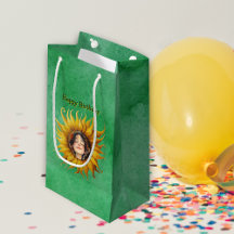 Girassol Brilhante Com Raparigas Viradas em Verde