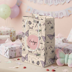 Sacola Para Presentes Pequena Girly Cream Blush Pink Sweet Little Critério Perso