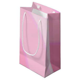 Sacola Para Presentes Pequena Giro rosa para roxos