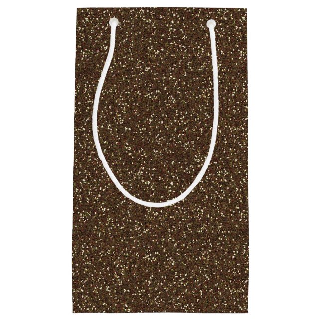 Sacola Para Presentes Pequena Glitter Glitter Glitter Bag. (Frente)
