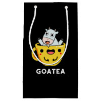 Goatea Funny Goat Tea Pun Dark BG