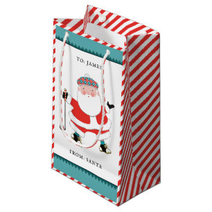 Sacola Para Presentes Pequena Golf Natal - Pequeno Saco Presente