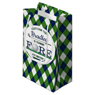 Sacola Para Presentes Pequena Golf PAR-TEE 4º Aniversário
