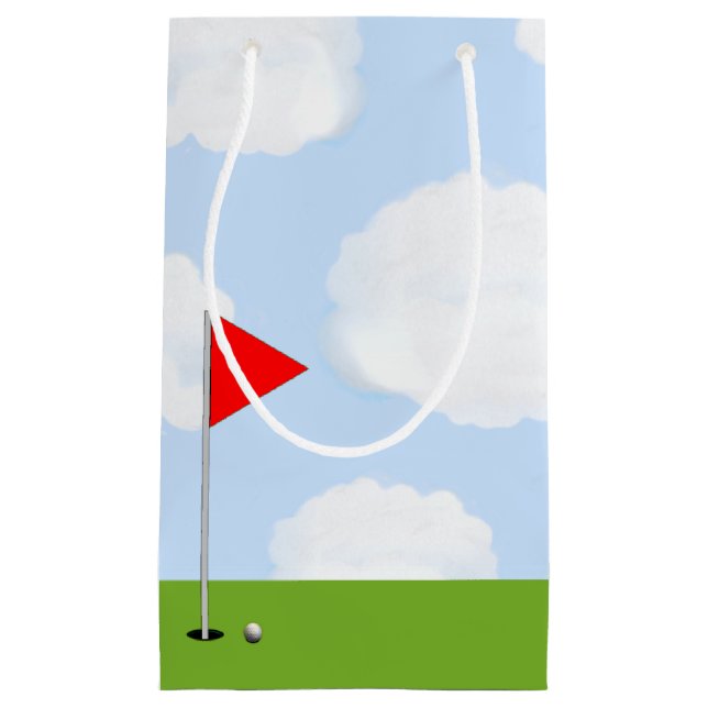 Sacola Para Presentes Pequena Golfe (Frente)