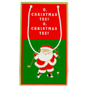 Sacola Para Presentes Pequena Golfe Natal