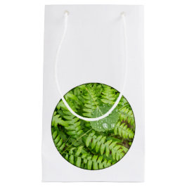 Sacola Para Presentes Pequena Gotas da folha