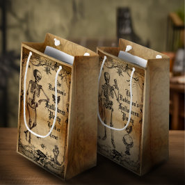 Sacola Para Presentes Pequena Gótico de Vintage, Festa Spookie Escuro Macabre