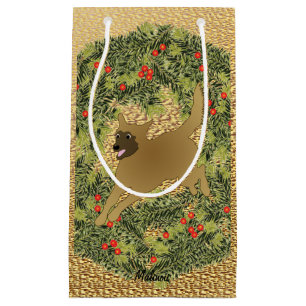 Sacola Para Presentes Pequena Grinalda de Malinois