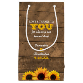 Sacola Para Presentes Pequena Guest De Casamento De Madeiras Rústicas