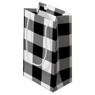 Sacola Para Presentes Pequena Guingão preto