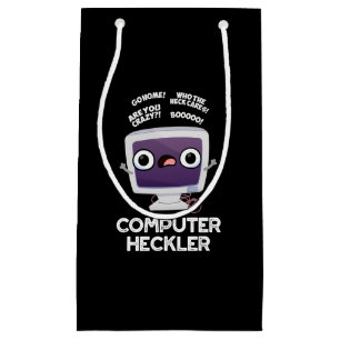 Sacola Para Presentes Pequena Hacker Funny Hacker Engraçado do Heckler Escuro BG