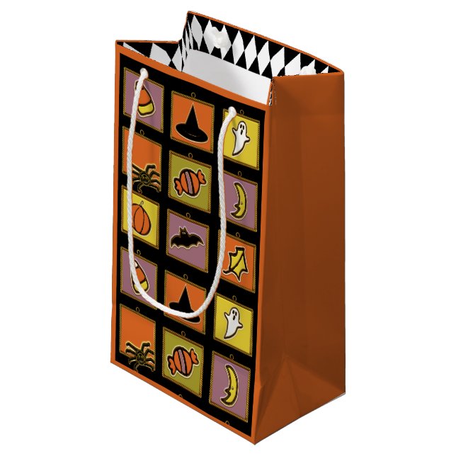Sacola Para Presentes Pequena Halloween Gift (Frente inclinada)