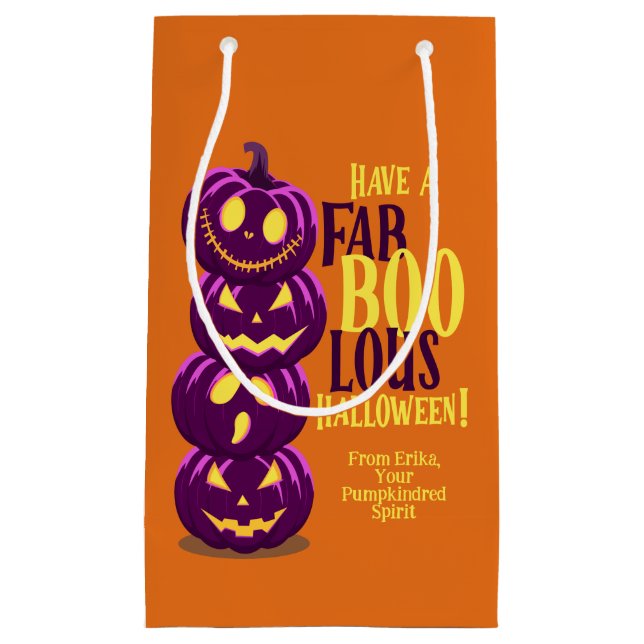 Sacola Para Presentes Pequena Halloween Gift Bag (Frente)