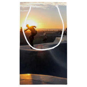 Sacola Para Presentes Pequena HAMbyWG Gift Bag - Skateboarder no Sunset
