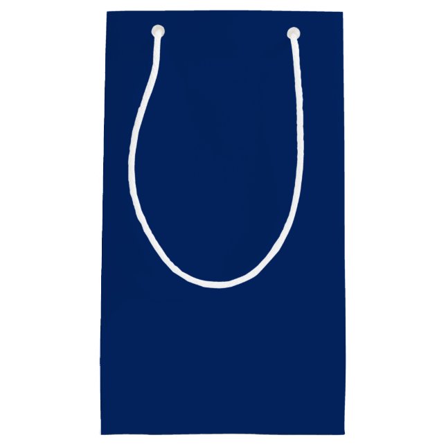 Sacola Para Presentes Pequena Hanukkah Winter Night Blue (Frente)