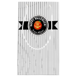 Sacola Para Presentes Pequena Happy Halloween Pumpkin ID212