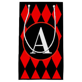 Sacola Para Presentes Pequena HARLEQUIN do saco do presente - & MONOGRAMA